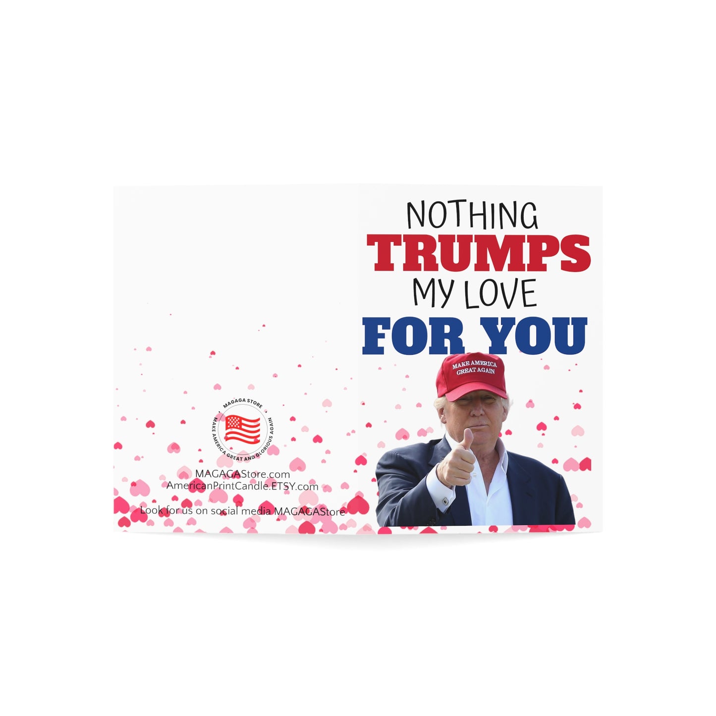 Nothing Trumps my Love for You Anniversary or Mother's Day Card
