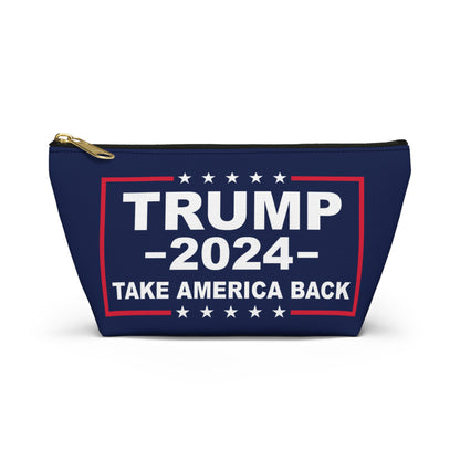 Trump MAGA Take America Back Accessory Pouch w T-bottom Mother's Day Anniversary Gift Present