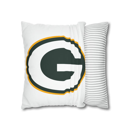 Packers Vikings Bears Lions Trophy Spun Polyester Square Pillow Case