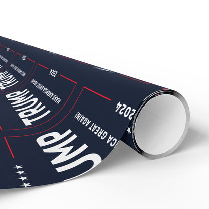 Trump 2024 Make America Great Again MAGA Christmas Gift Present Wrapping Papers
