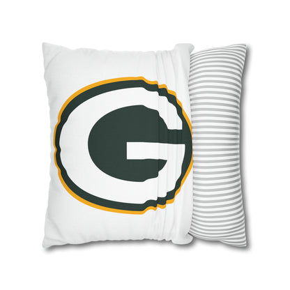 Packers Vikings Bears Lions Trophy Spun Polyester Square Pillow Case