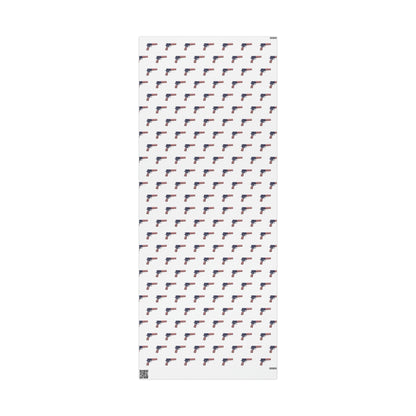 American Flag Gun 2A Christmas Wrapping Paper