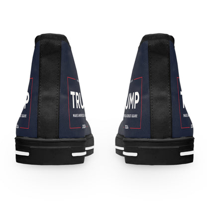 Trump 2024 Make America Great Again MAGA Women's High Top Sneakers Shoes