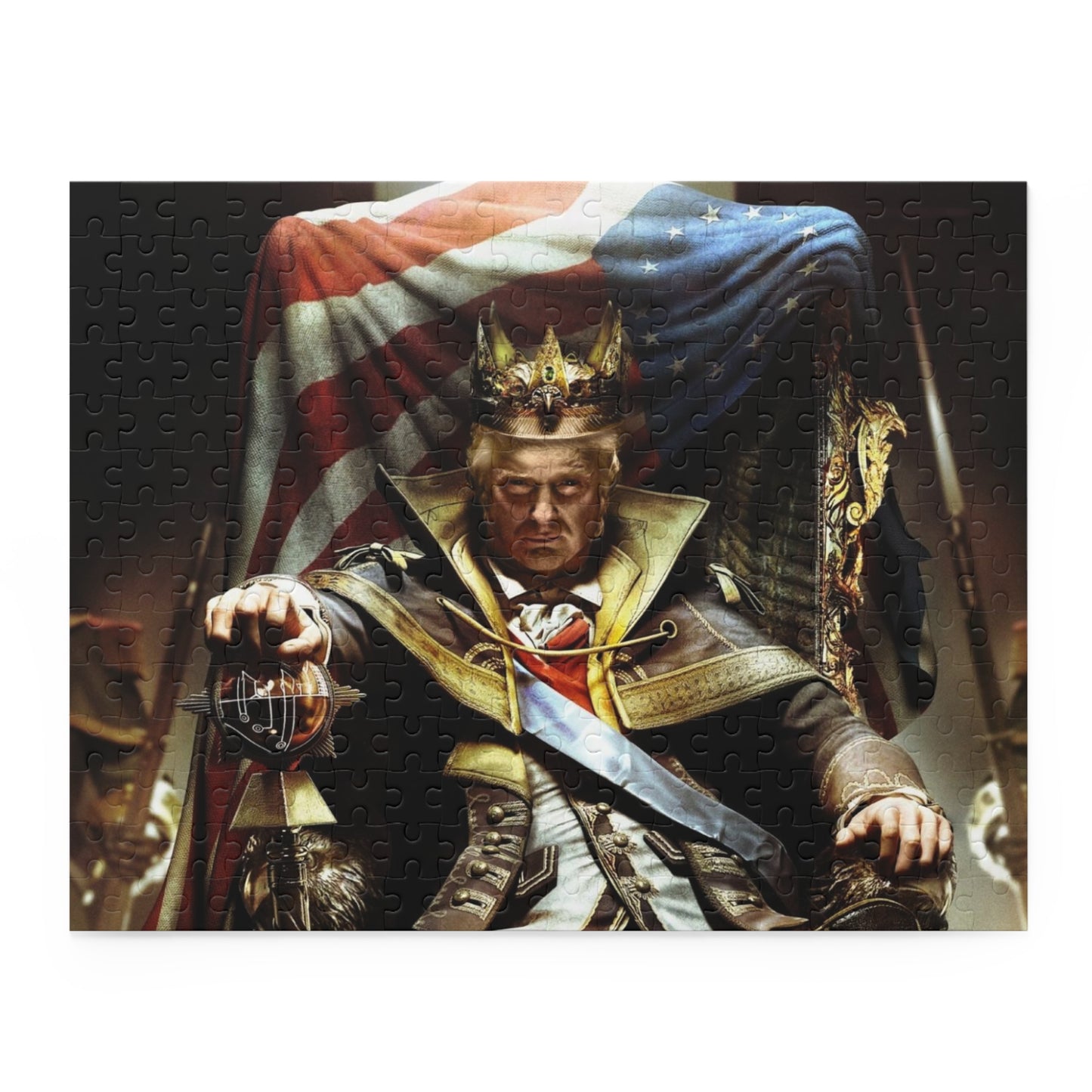 Trump The King Emperor America 252 or 500 piece Puzzle