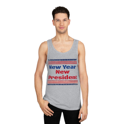 New Year, New President MAGA Unisex Softstyle™ Tank Top