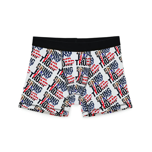 Bring Back Trump White Men's Boxer Briefs 2024