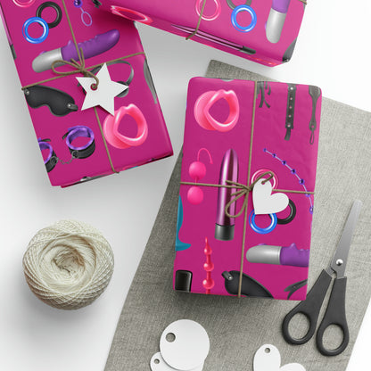 Bachelorette Sex toy Variety High Definition Happy Birthday Gag Gift Present Wrapping Paper