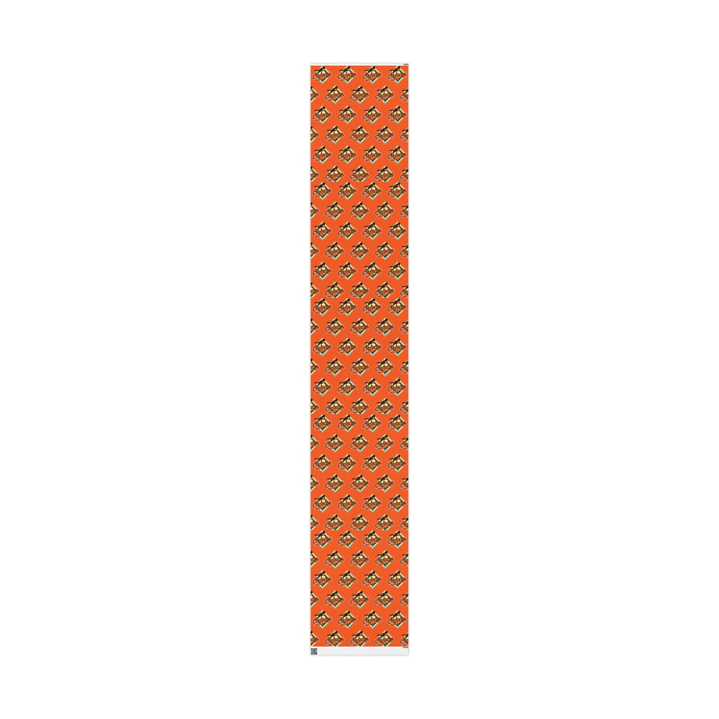Baltimore Orioles orange Baseball MLB Birthday Gift Wrapping Paper Holiday