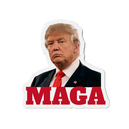 Donald Trump 2024 MAGA Heavy Duty Water Resistant Die-Cut Magnets
