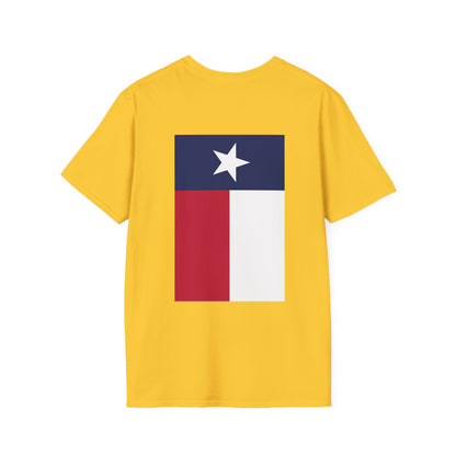 We Stand With Texas Flag Trump 2024 Unisex Softstyle T-Shirt MAGA
