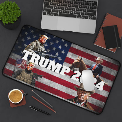 Trump 2024 Soldier Cowboy MAGA American Desk Mats