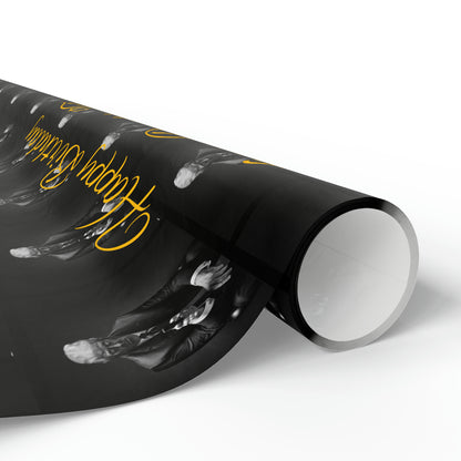 Happy Birthday From Donald J Trump Gift Wrapping Paper (Yellow)