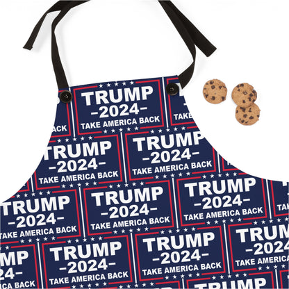 Trump Take America Back MAGA Poly Twill Kitchen BBQ Apron gift present