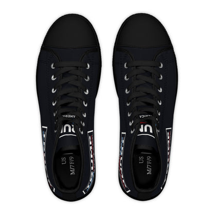 Trump 2024 Take America Back Black Women's High Top Sneakers Shoes