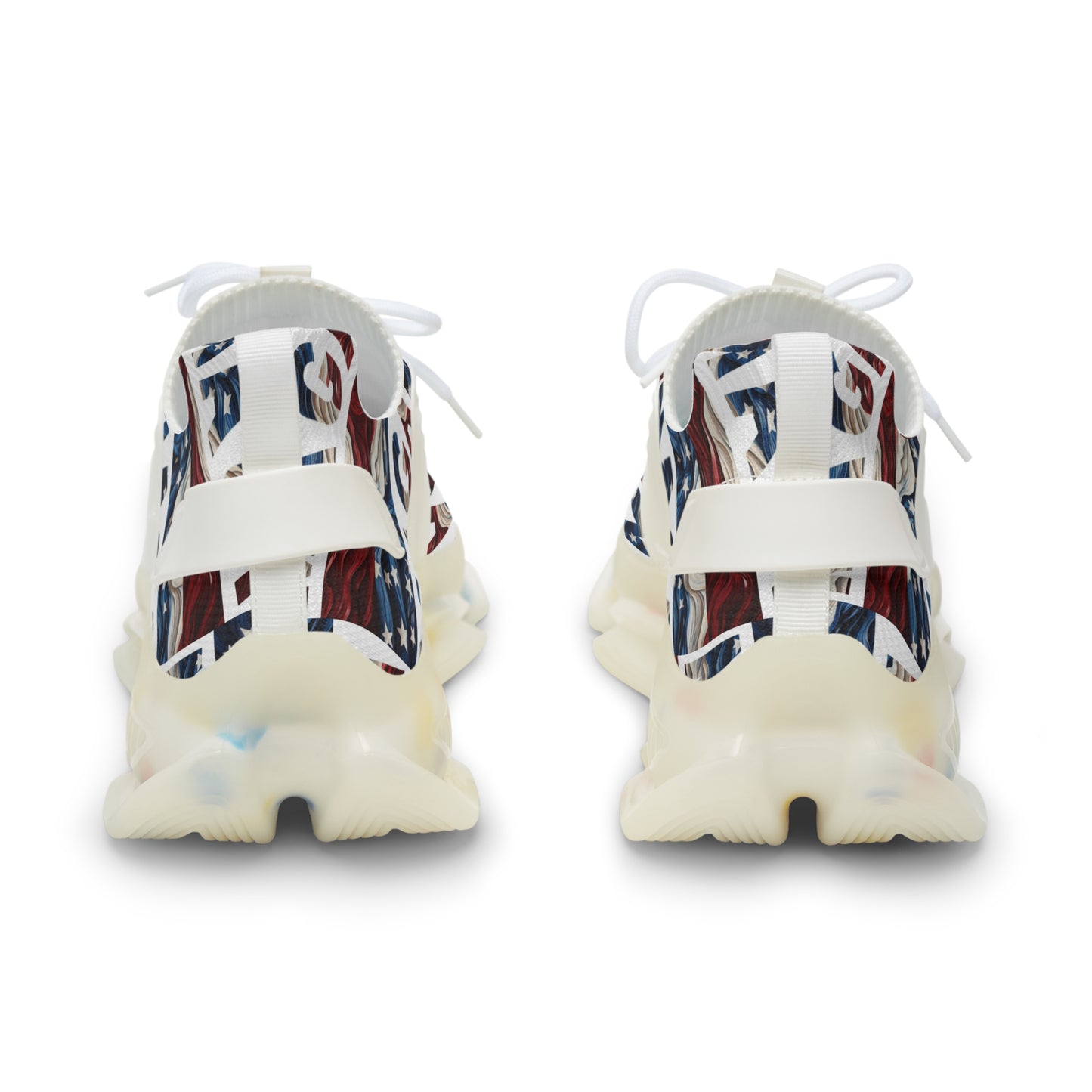 MAGA Trump 2024 Mesh-Sneaker für Herren in Rot, Weiß und Blau