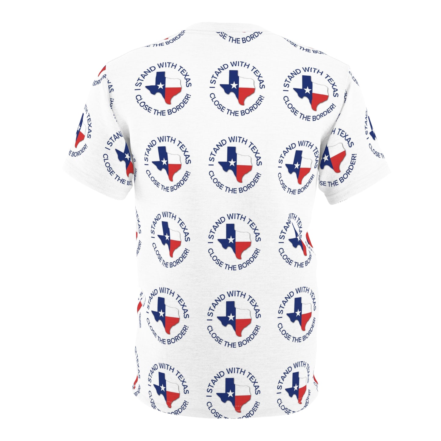 I stand with Texas Close the Border Unisex Cut & Sew Soft Tee