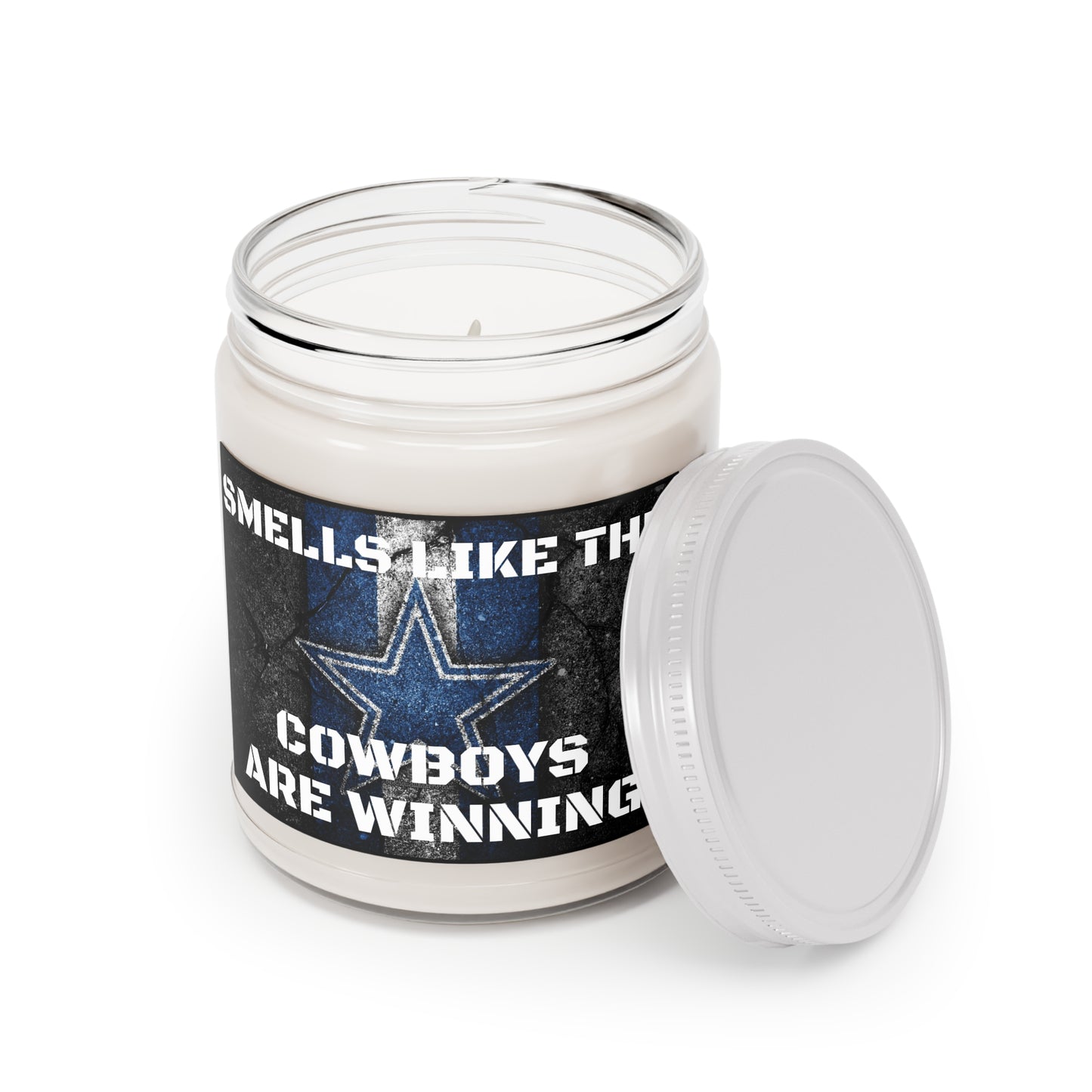 Smells like the Dallas Cowboys are winning Scented Candles, 9oz gift NFL