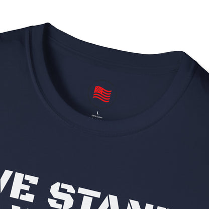 We Stand With Texas Flag Trump 2024 Unisex Softstyle T-Shirt MAGA