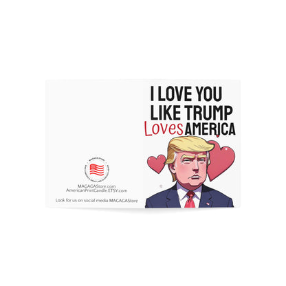 Love you like Trump loves America Anniversary or Mother's Day Card