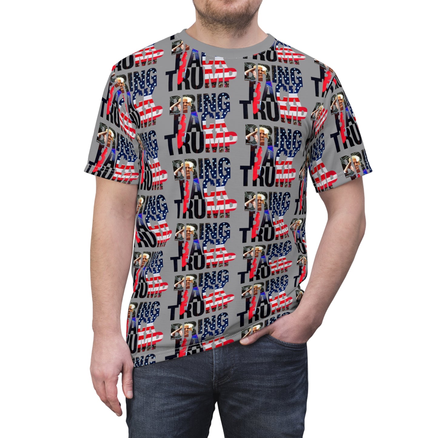 Bring Back Trump MAGA Unisex Cut & Sew Soft Tee