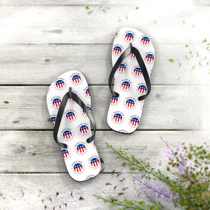 Take America Back MAGA Trump Bequeme Sommer-Strand-Unisex-Flip-Flops