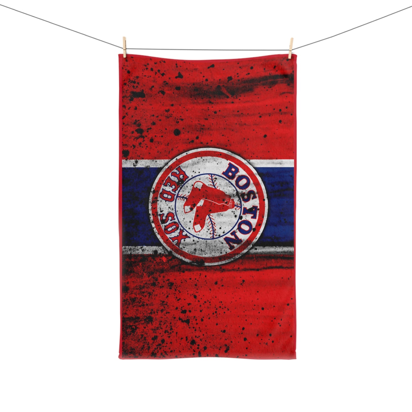 Boston Red sox MLB Baseball Kitchen Bathroom Soft Hand Towel