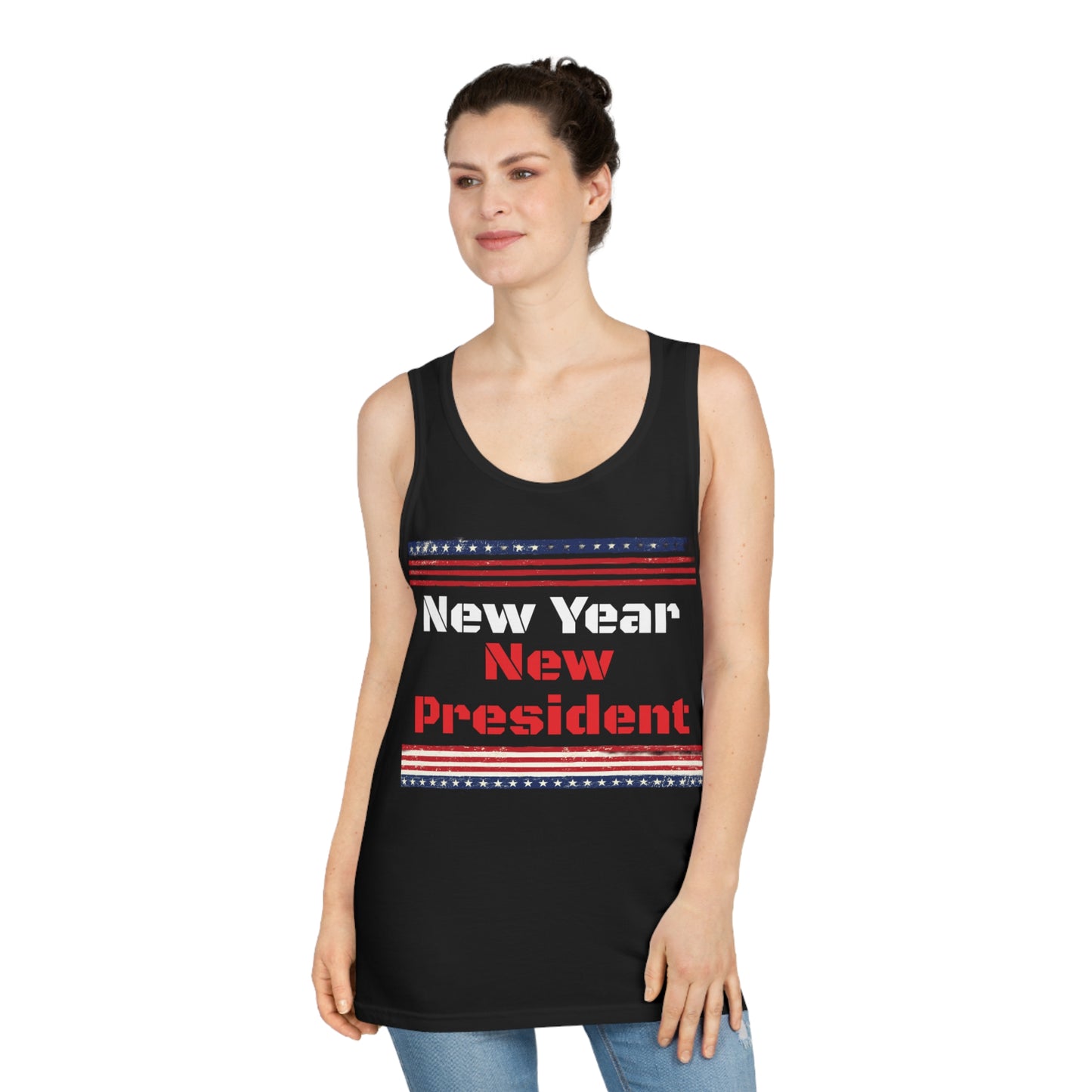 New Year, New President MAGA Unisex Softstyle™ Tank Top
