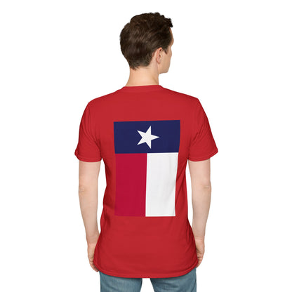 We Stand With Texas Flag Trump 2024 Unisex Softstyle T-Shirt MAGA