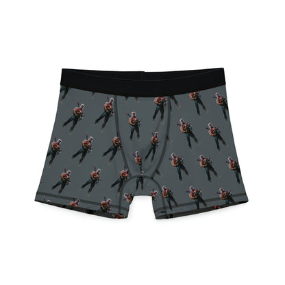 Rambo Trump Gray All over Print Men's Boxer Briefs