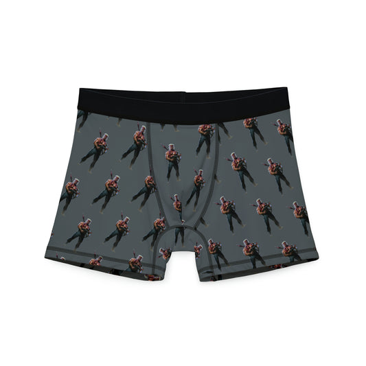 Rambo Trump Gray All over Print Men's Boxer Briefs