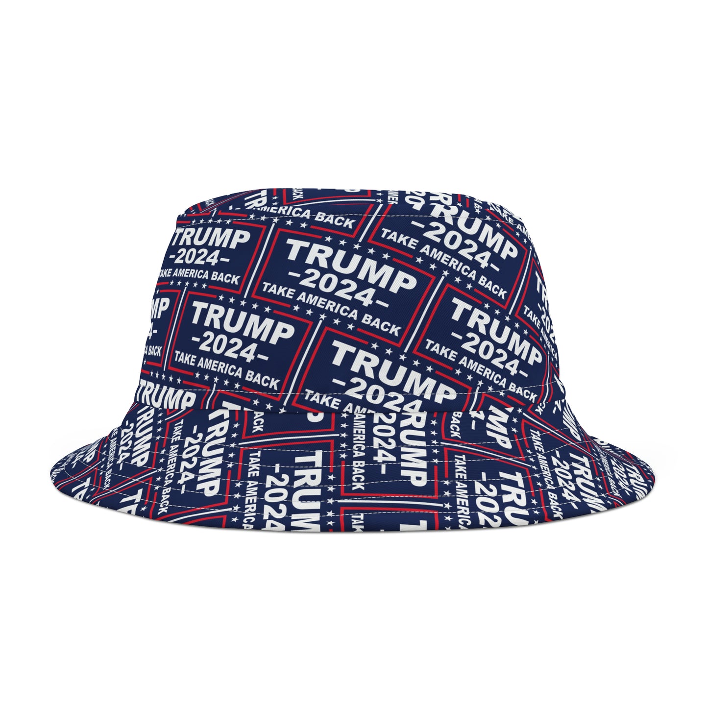 Trump 2024 Blue All over Print Bucket Hat