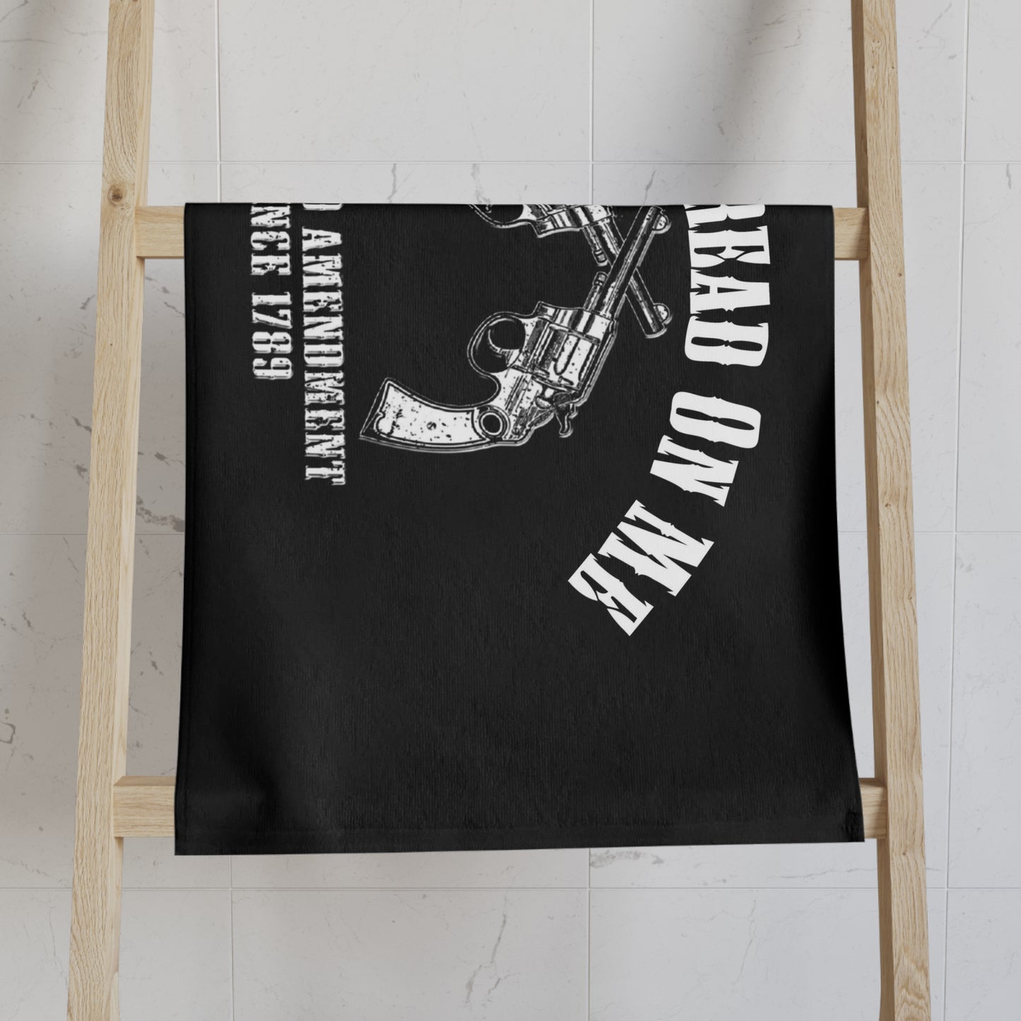 Gadsden 2nd Amendment 2A Gun Kitchen Bathroom Soft Hand Towel