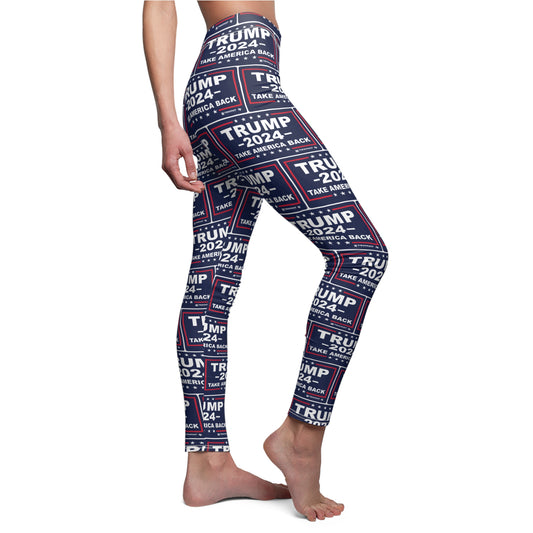 Trump 2024 Take America Back Women's Casual Leggings