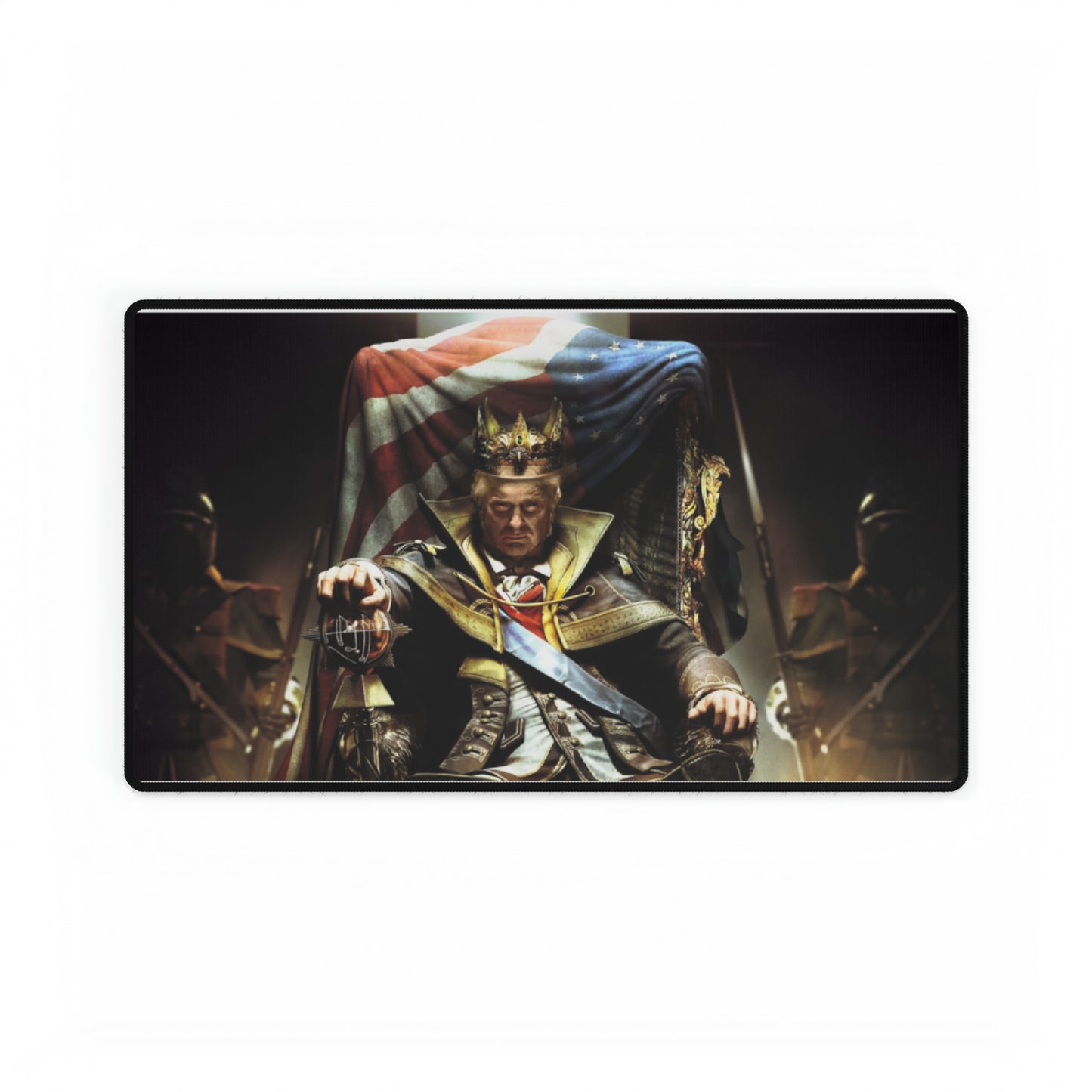King Trump The Emperor High Definition MAGA American Desk Mats