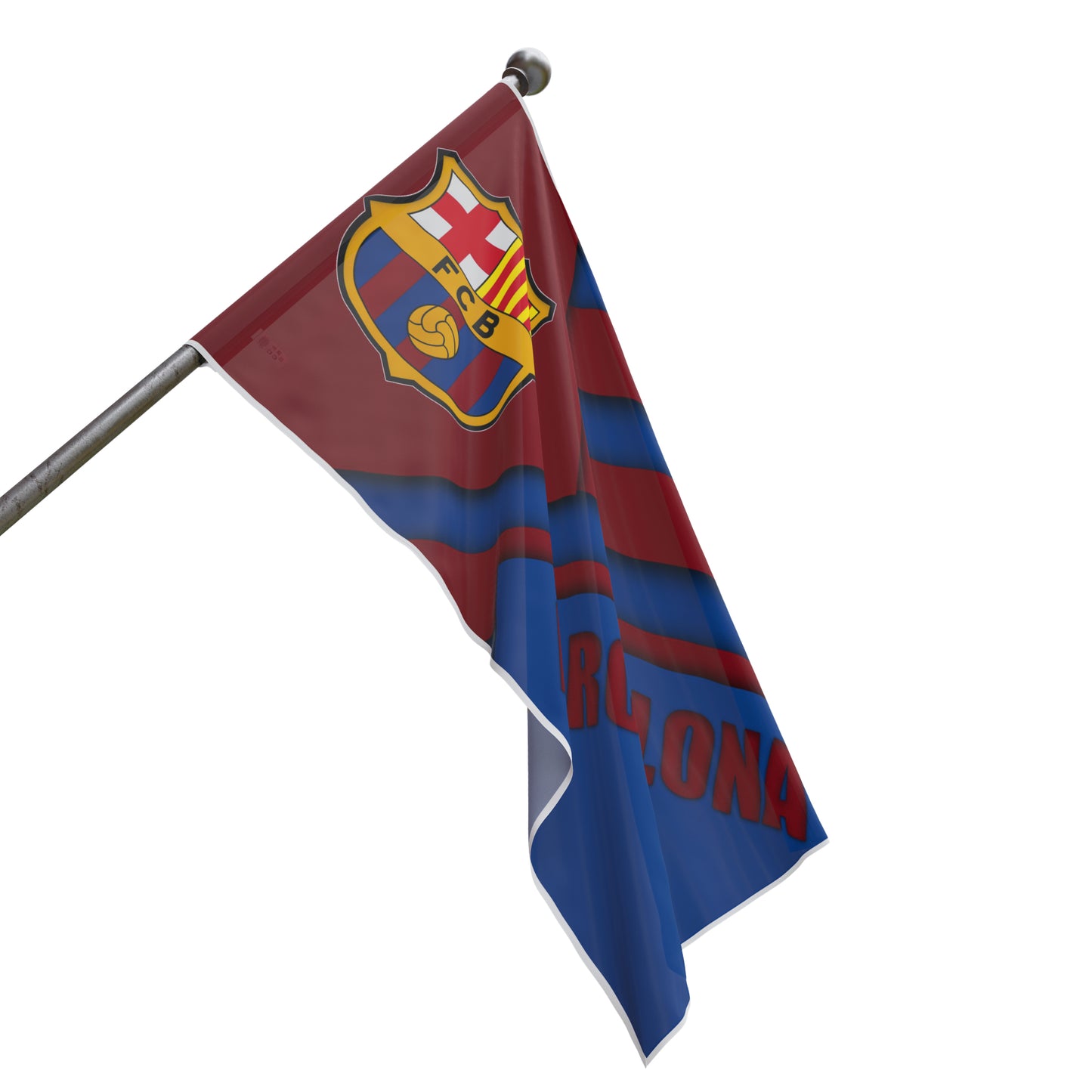 Barcelona Futbol soccer World Champions High Definition Print Flag