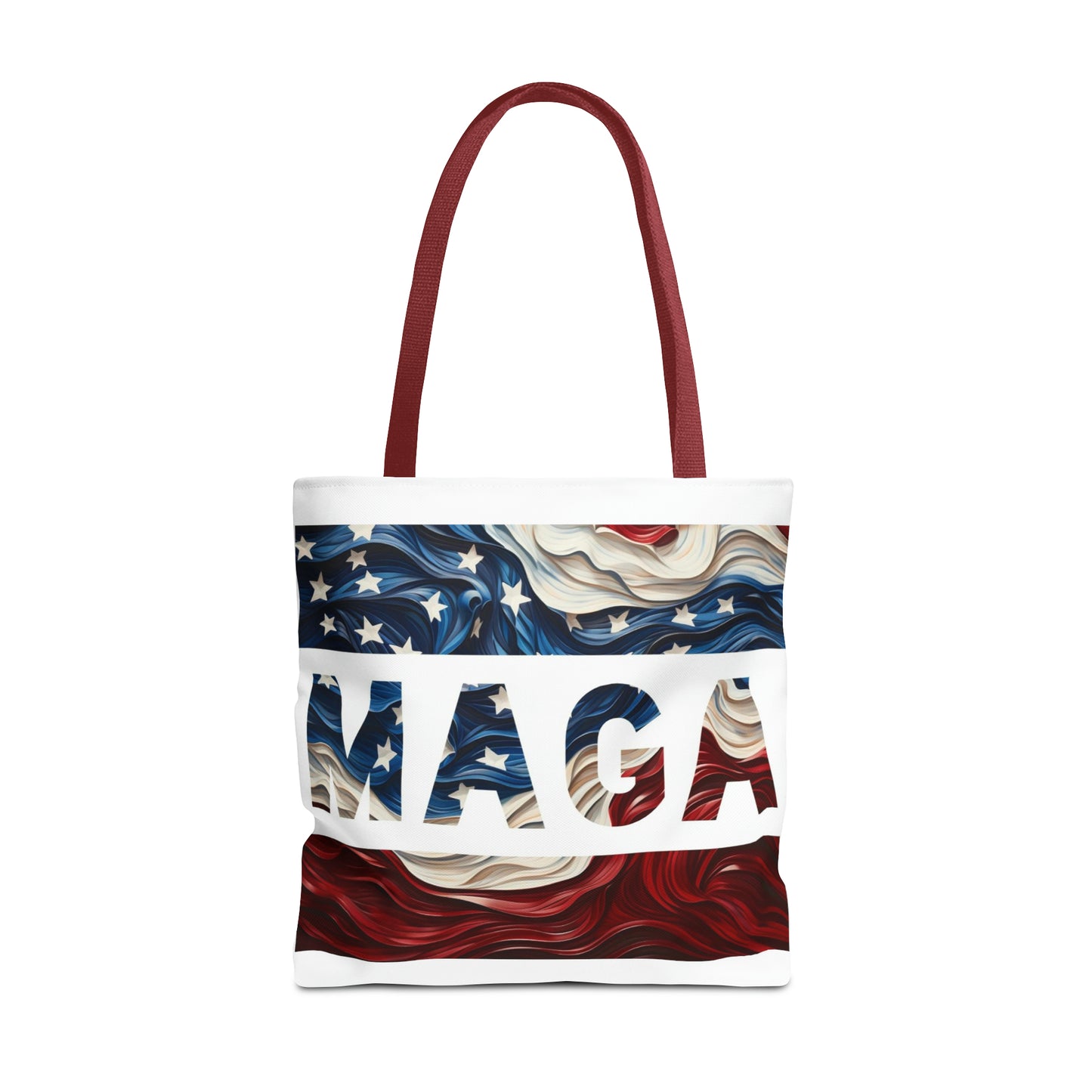 MAGA Red White and Blue Trump Rally Heavy Duty Tote Bag