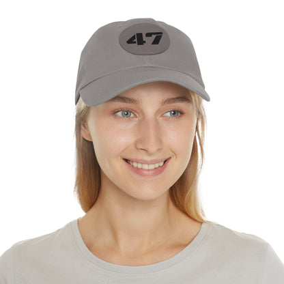 47 Leather Patch Hat
