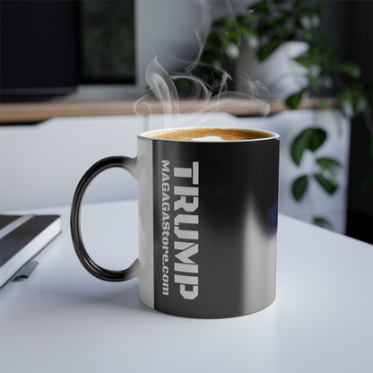 Color Morphing Trump loves America Heat Reacting Coffee Mug 11oz