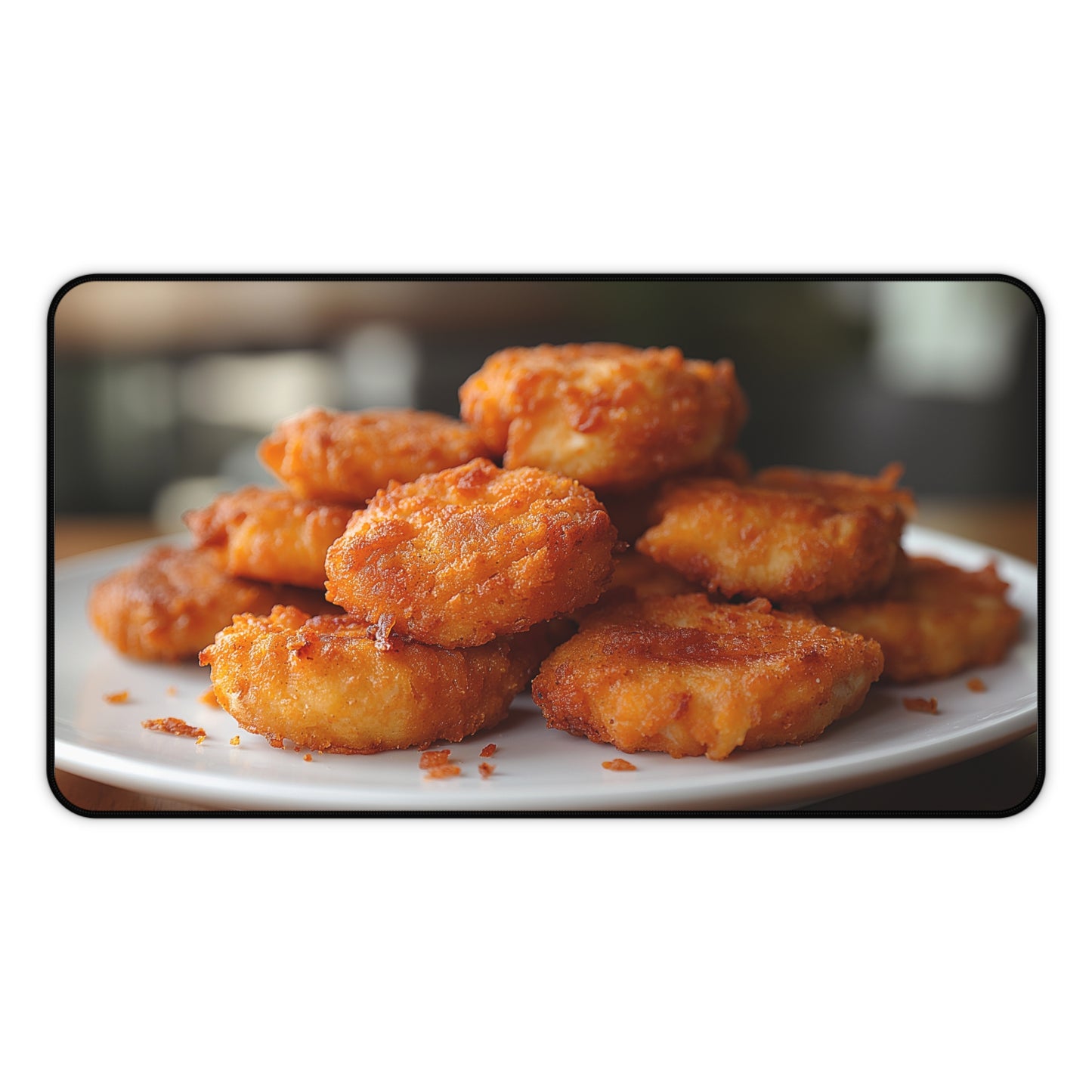Chicken Nuggets Mc Realistic High Definition Desk Mat Mousepad Tenders