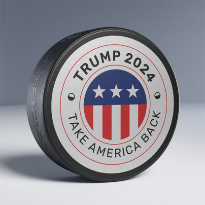 Trump Take America Back 2024 MAGA Hockey Puck Viceroy