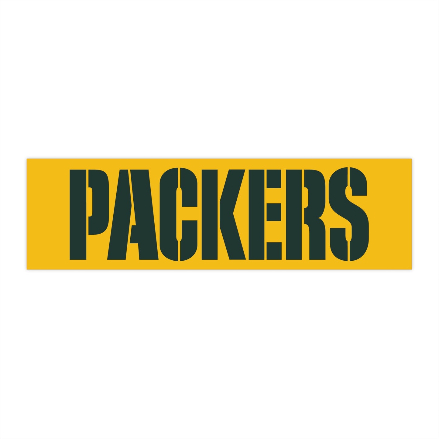 Green Bay Packers Large Bumper Sticker