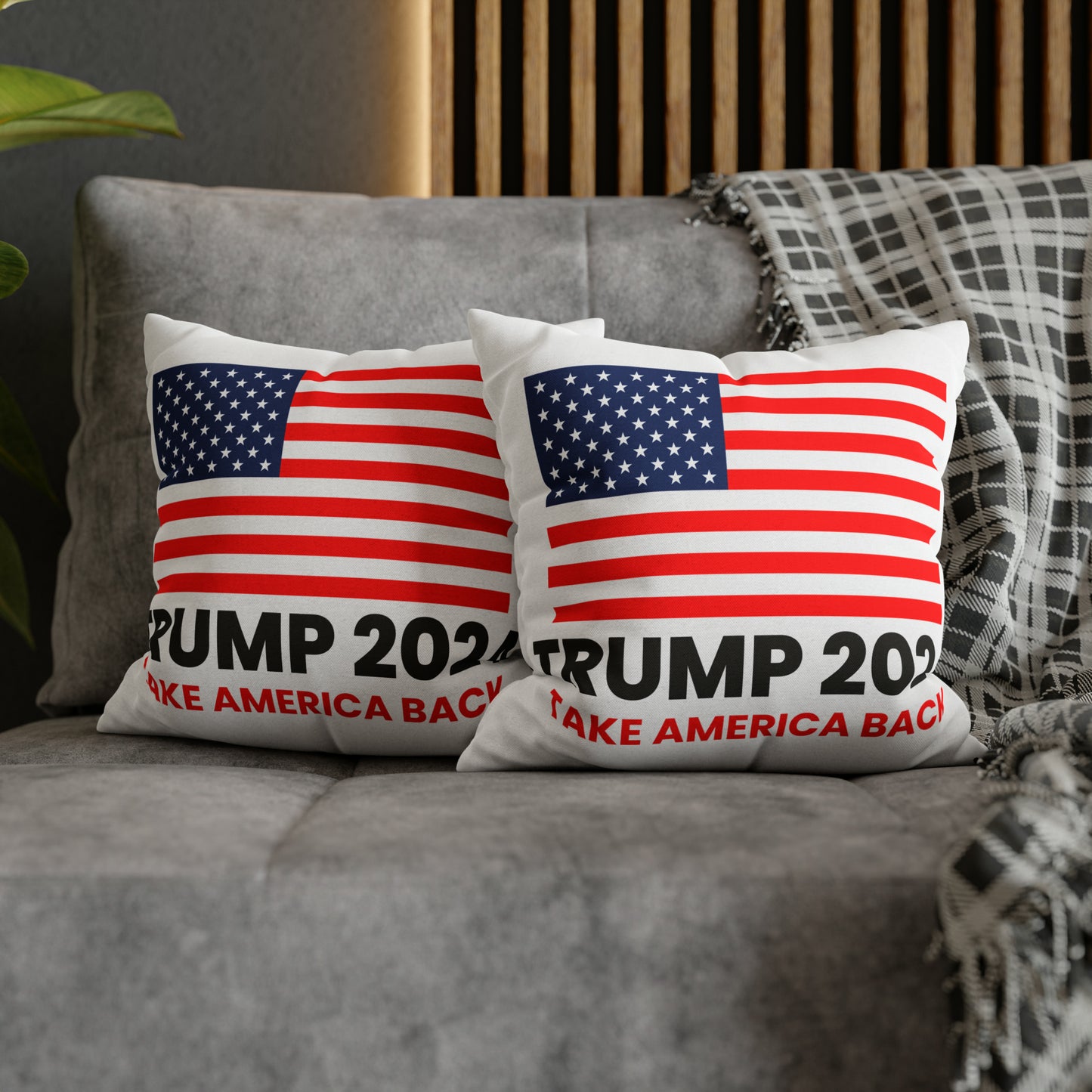 Trump 2024 Take America Back Dekokissenbezug