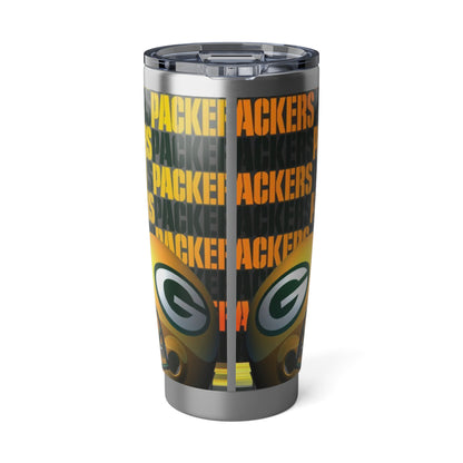 Green Bay Packers Helmet Logo Stainless Vagabond 20oz Tumbler