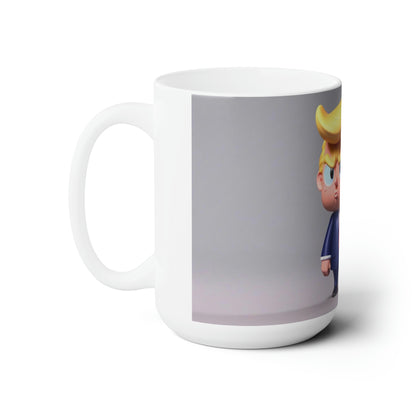 Little Trump Make America Great Again Jumbo Ceramic Coffee Mug 15oz