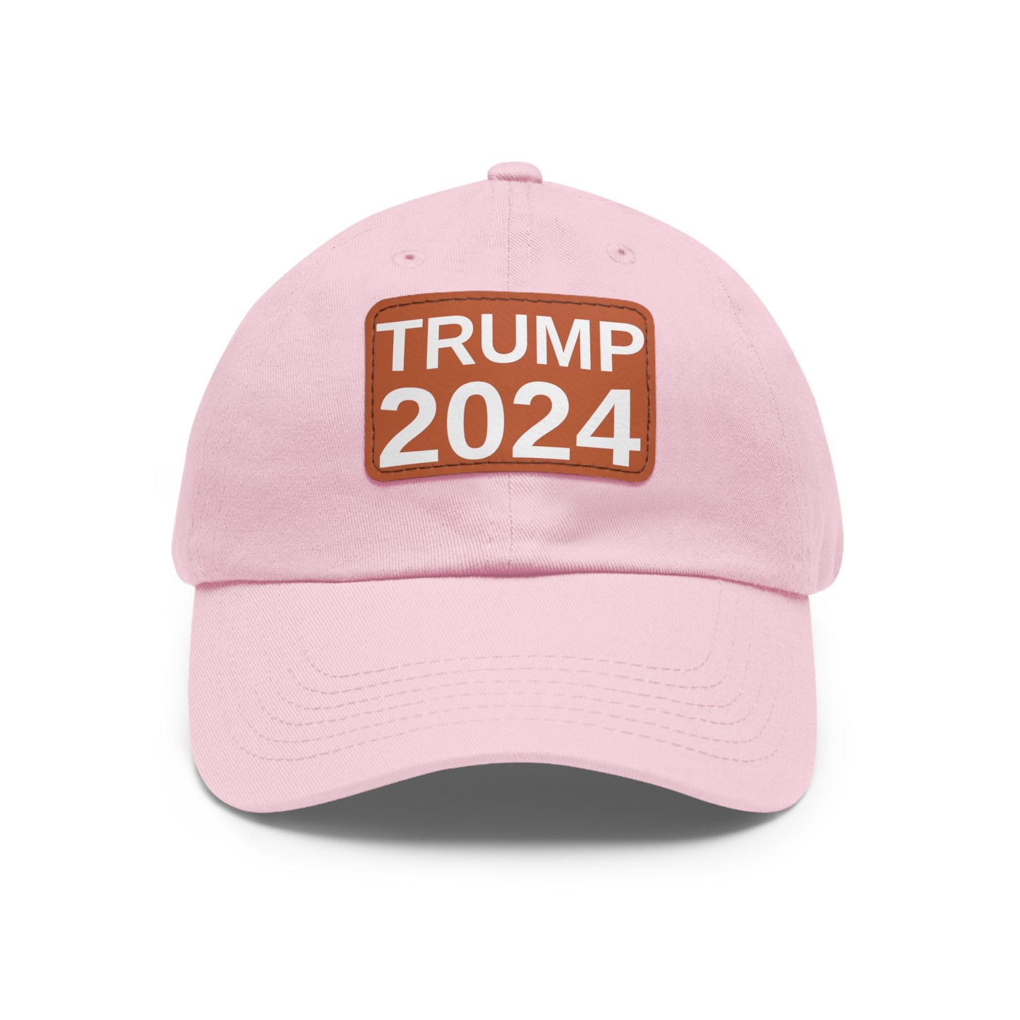 Women's Trump 2024 leather patch hat