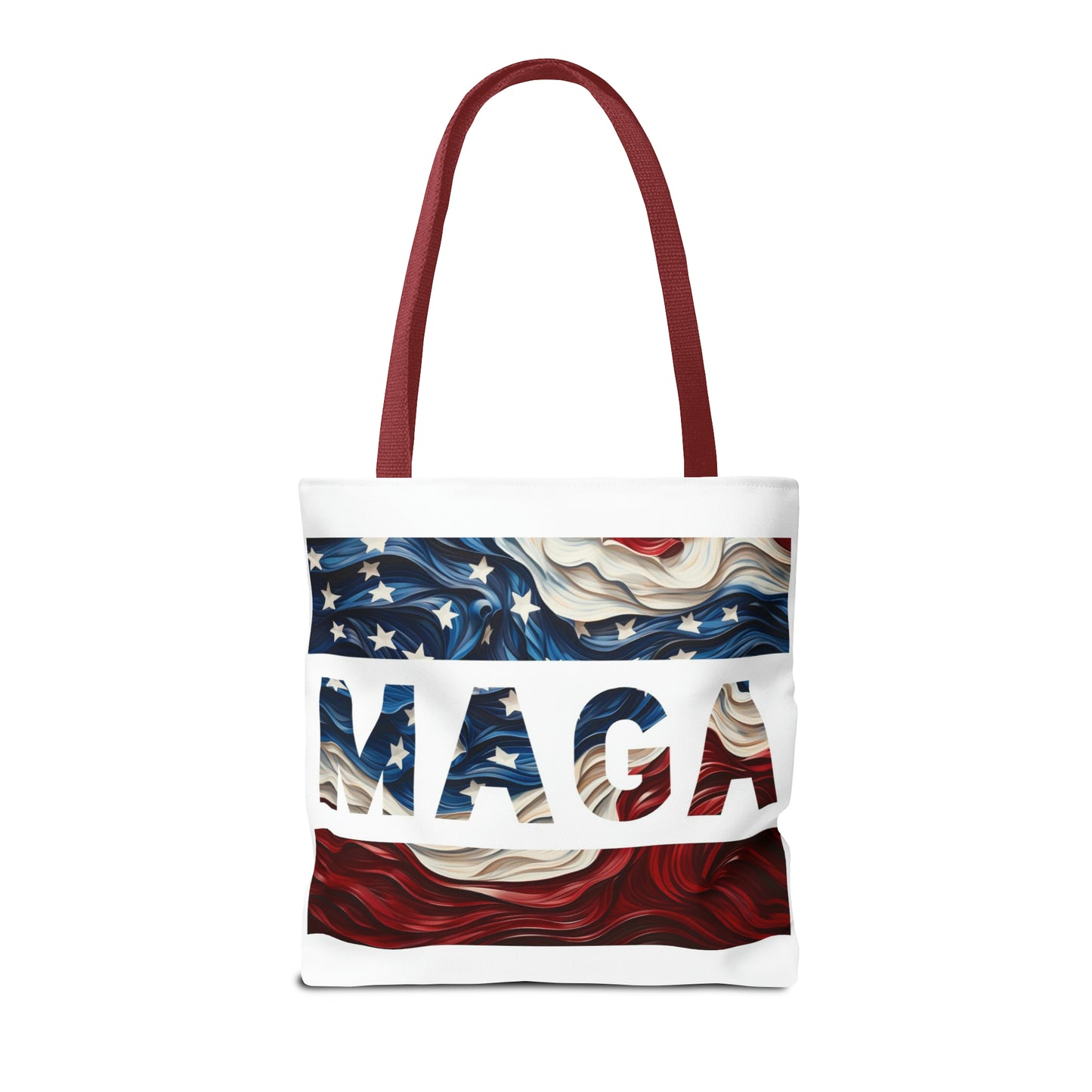 MAGA Red White and Blue Trump Rally Heavy Duty Tote Bag