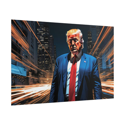 Trump Comic Book Style 1 Rolled Posters choose size and finish