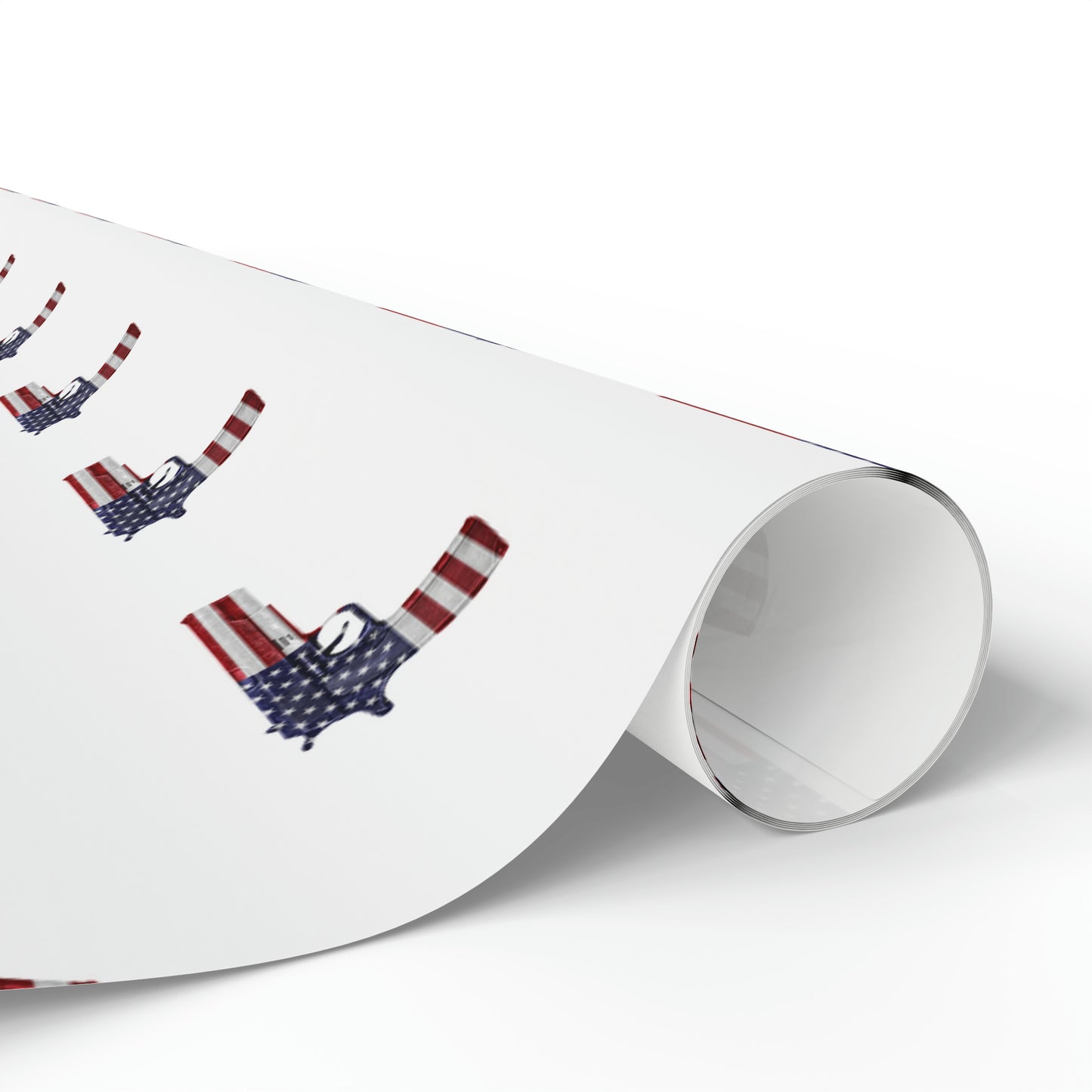 American Flag Gun 2A Christmas Wrapping Paper