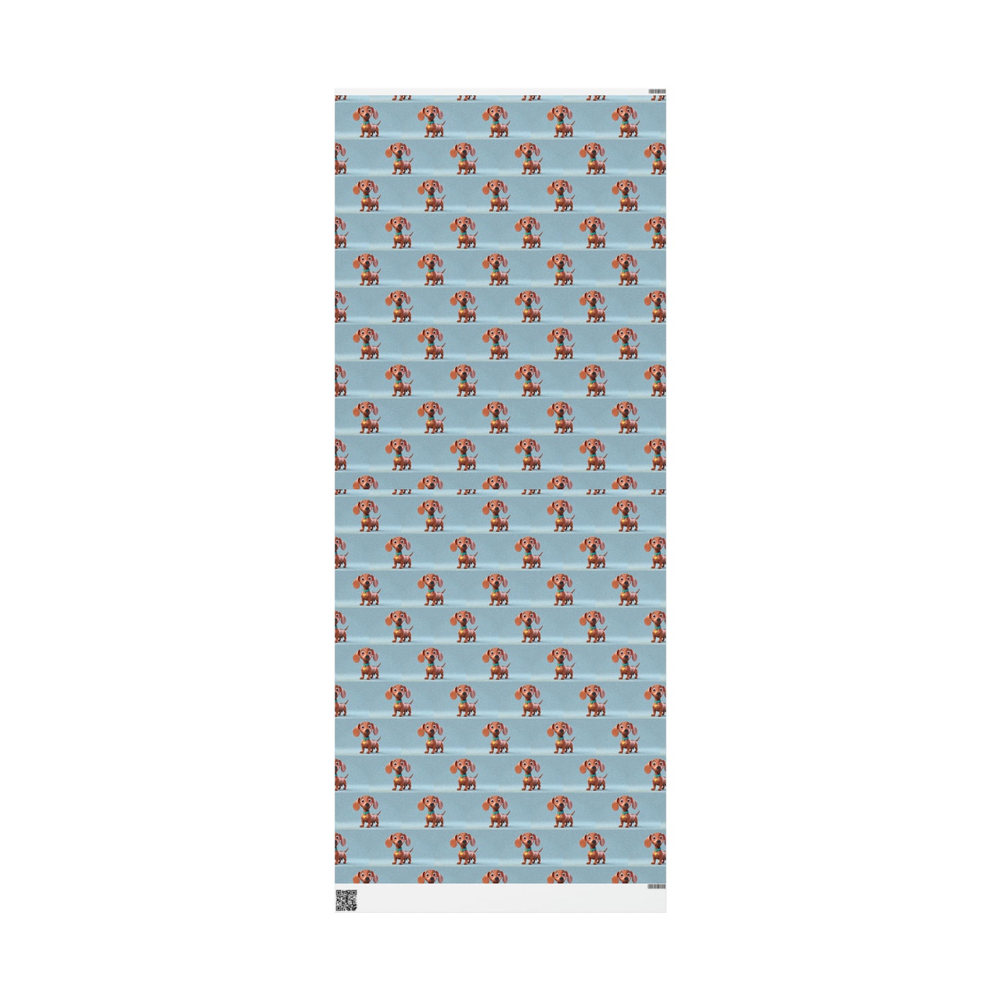 Cute Cartoon Dachshund Weiner Dog Birthday Gift Present Holiday Wrapping Paper