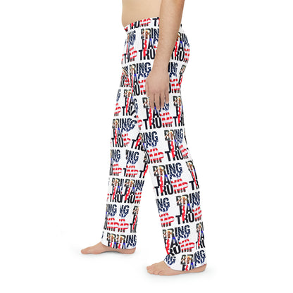 Bring Back Trump Men's Polyester Lounge Comfy Pajama Pants